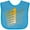 Turquoise, variant on Inktastic Trombone Line Boys or Girls Baby Bib