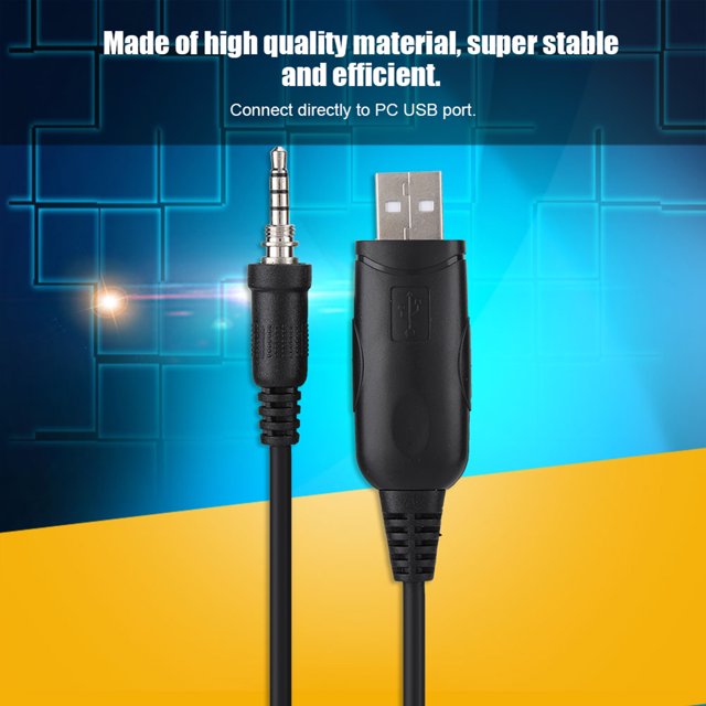 Cable de datos de programación Cable de programación USB Operación simple para accesorio Walkie Talkie