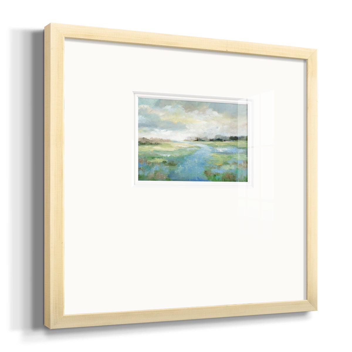 Winding StreamPremium Framed Print