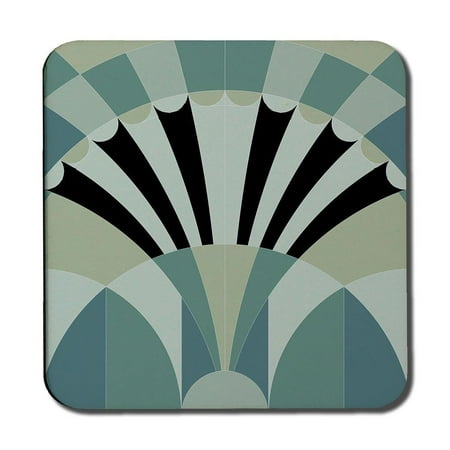 

Green Geo Arches (Coaster)