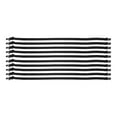 thumbnail image 1 of KAKOWELY Ceintures à Nouer pour Femmes 10 Pcs Nœud Papillon Réglable et Rallonge de Cravate pour Hommes avec Bandes Élastiques et Clips pour Tenue Décontractée et de Travail Noir 18.43"X0.39"X0.04 Pouces, 1 of 4