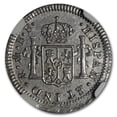 thumbnail image 3 of 1783 Mo-FF Mexico 1/2 Real Ag Chas III Genuine NGC (El Cazador), 3 of 3