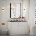 thumbnail image 6 of FTOTI 20X28 inch LED Bathroom Mirror with Lights,Wall Mounted,Black Metal Frame,Anti-Fog,Memory Funtion, 6 of 8