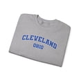 thumbnail image 3 of Cleveland Ohio Sweatshirt Gifts Crew Neck Shirt Long Sleeve Unisex, 3 of 7