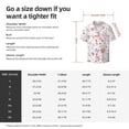 thumbnail image 5 of Yiaed Retro Floral Print Mens Casual Wrinkle Free Shirts Short Sleeve Button Down Summer Stretch Dress Shirt-4X-Large, 5 of 5