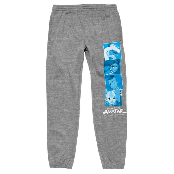 Men's Avatar the Last Airbender Anime Characters Grey Sweatpants - M