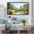 thumbnail image 2 of Kit Punto Cruz Con Flores Primavera Cuentas Bordado Parcial 9CT 86x48cm, 2 of 9