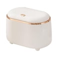 thumbnail image 1 of GROWTH TANK Desktop Trash Can Pressing A Small Sleek Desktop Trash Can With Non-Slip Leg And White, 1 of 9