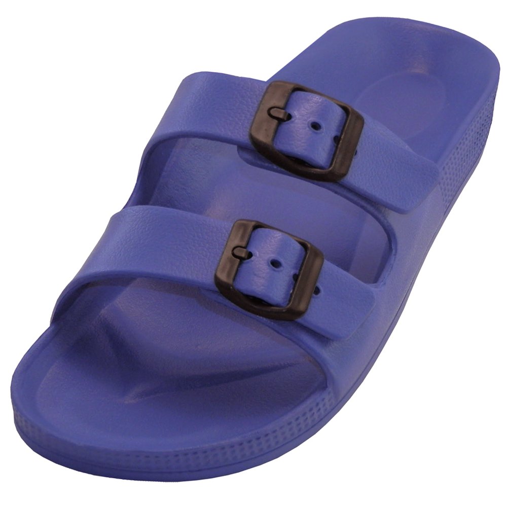 SNJ Men's Lightweight Flexible Essentials Comfort Adjustable Buckle