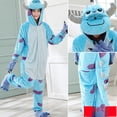 thumbnail image 3 of Pijamas de franela de otoño e invierno con dibujos de animales, conjuntos de pijamas para hombre y mujer, disfraces de pingüino para el hogar, 3 of 3