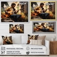 thumbnail image 4 of Designart "Vibes of Reggae Music II" Music Floater Framed Wall Art Print, 4 of 7