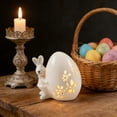 thumbnail image 5 of Weloille Ceramic Rabbit Night Light 1 Piece, Cute Bedroom Creative Hollow Night Light, Soft Glow for Relaxing Sleep Environment, 5 of 5