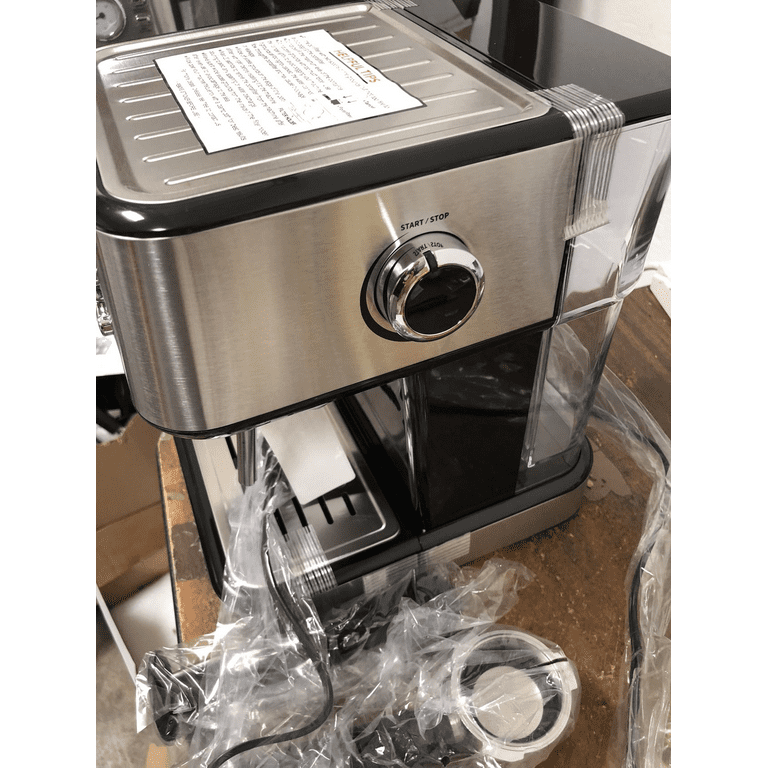 Gevi Máquina de expreso de presión de bomba de 15 bares cafetera