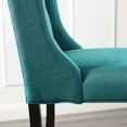 thumbnail image 6 of Modway Baronet Tufted Button Upholstered Fabric Bar Stool in Teal, 6 of 7