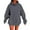 GY1, variant on FINALGANG Women Elegant Sweatshirts Solid Color Long Sleeve Drop Shoulder Oversized Hoodie With Pocket Leisure Breathable Daily Wear
