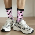 thumbnail image 6 of Vsdgher Pink Girl Halloween Crew Socks for Men & Women, Breathable Casual Athletic Ankle Socks, 6 of 6