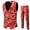 Red, variant on Penkiiy Blazer Set for Men Men's Fashion Valentine's Day Suit Vest + Suit Pants Two-piece Suit Black Blazer