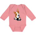 thumbnail image 3 of Inktastic Corgi Puppy Boys or Girls Long Sleeve Baby Bodysuit, 3 of 5