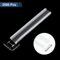 thumbnail image 2 of Uxcell Standard Tagging Fastener 14x7.8mm Price Tag 10mm 2500pcs White, 2 of 6