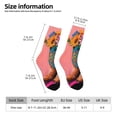 thumbnail image 2 of Picia Cowboy Boots With Flowers Print Athletic Socks for Men & Women – Cushioned Moisture-Wicking Crew Socks for Sports, Running, and Training, Soft & Breathable Size 5-11, 2 of 6