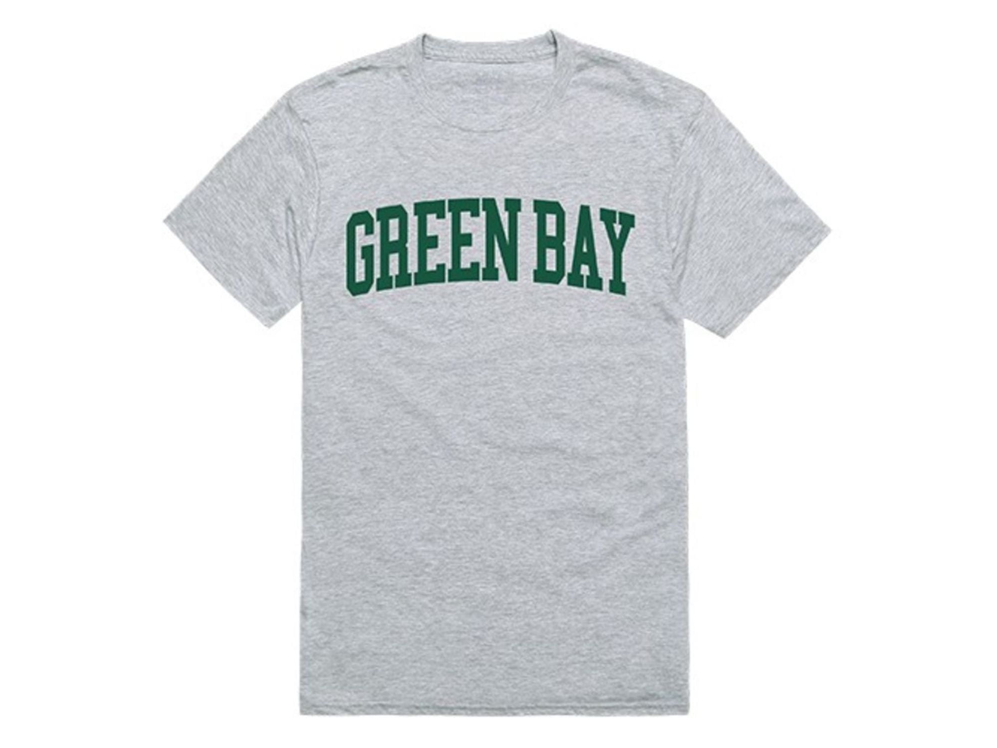 W Republic Uwgb University of Wisconsin-Green Bay Mens Game Day Tee T-Shirt Heather Grey, Small