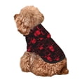 thumbnail image 5 of Haiem Red Skulls 2 for Winter Dog Hoodie Sweatshirts with Pockets Warm Dog Clothes for Small Dogs Chihuahua-XX-Large, 5 of 7