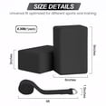 thumbnail image 5 of Yoga Block and Strap Set, 2 Soft Non-Slip Yoga Blocks 9x6x3 inches, 6FT Strap Provides Strength and Stability, Latex-Free EVA Foam for Yoga, Pilates, Stretching and Toing, 5 of 7