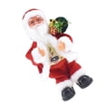 thumbnail image 3 of Adorable Papá Noel con bolsas de regalo, juguete musical con sonido eléctrico, muñeco de peluche animado, regalo de Navidad, decoración del hogar para niños, sin batería, 3 of 5