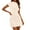 Beige, variant on Elegant Women's Formal Dress for Business Meetings A Line Design Classic Solid Color Versatile Wear for Spring and Summer Petite Fall Dresses Evening Dress