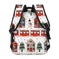 thumbnail image 4 of Easygdp Christmas Houses Mochila Ergonómica Versátil para Laptop - Múltiples Bolsillos, Correas Ajustables, Unisex para Escuela, Viajes y Actividades al Aire Libre-One Size, 4 of 5