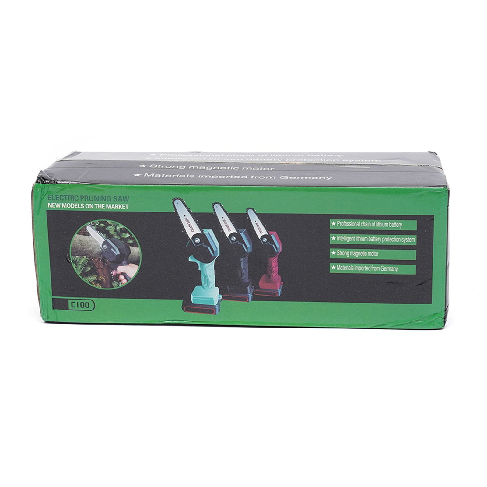 Cordless Lithium Battery Chain Saw – Easy to Use, Safe, and Efficient for Cutting with Overcharge and Overcurrent Protection