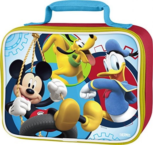thermos metal mickey mouse & friends tin lunch box