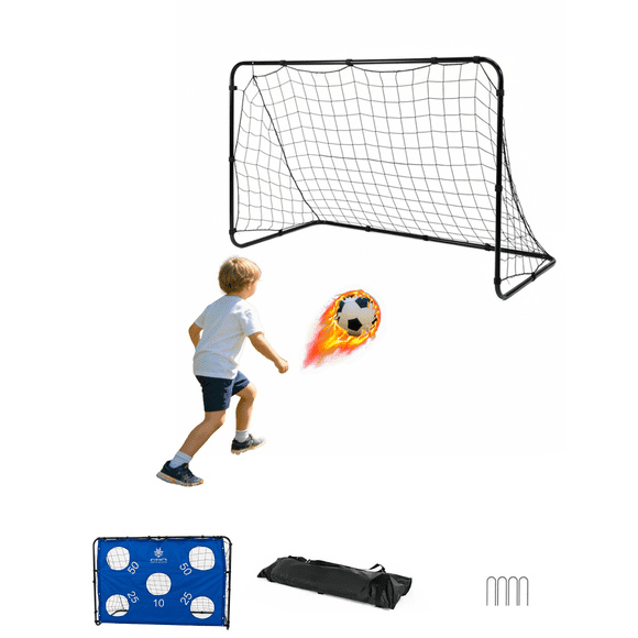 Portería De Aluminio Fútbol Soccer Para Niños 179x120cm