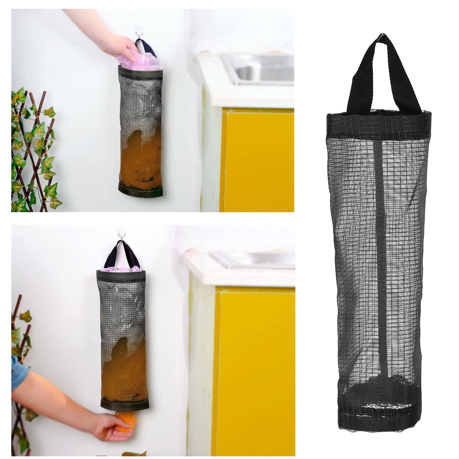 Support De Sac Poubelle En Acier Inoxydable - Robuste, Couleur Argent, Neuf