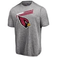 thumbnail image 2 of Men's Majestic Gray Arizona Cardinals Showtime Pro Grade T-Shirt, 2 of 3