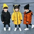 thumbnail image 6 of Fleece Warm Winter Long Jacket For Girls Boys Fashion Cotton Padded Cute Ear Boys Girls Down Coat Outerwear Kids Clothes, 6 of 6