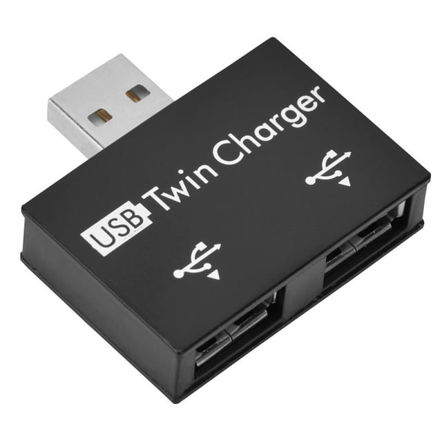 Hub, Hub USB Portable 2 Ports Petit pour Ordinateur Portable pour Maison pour Voyage