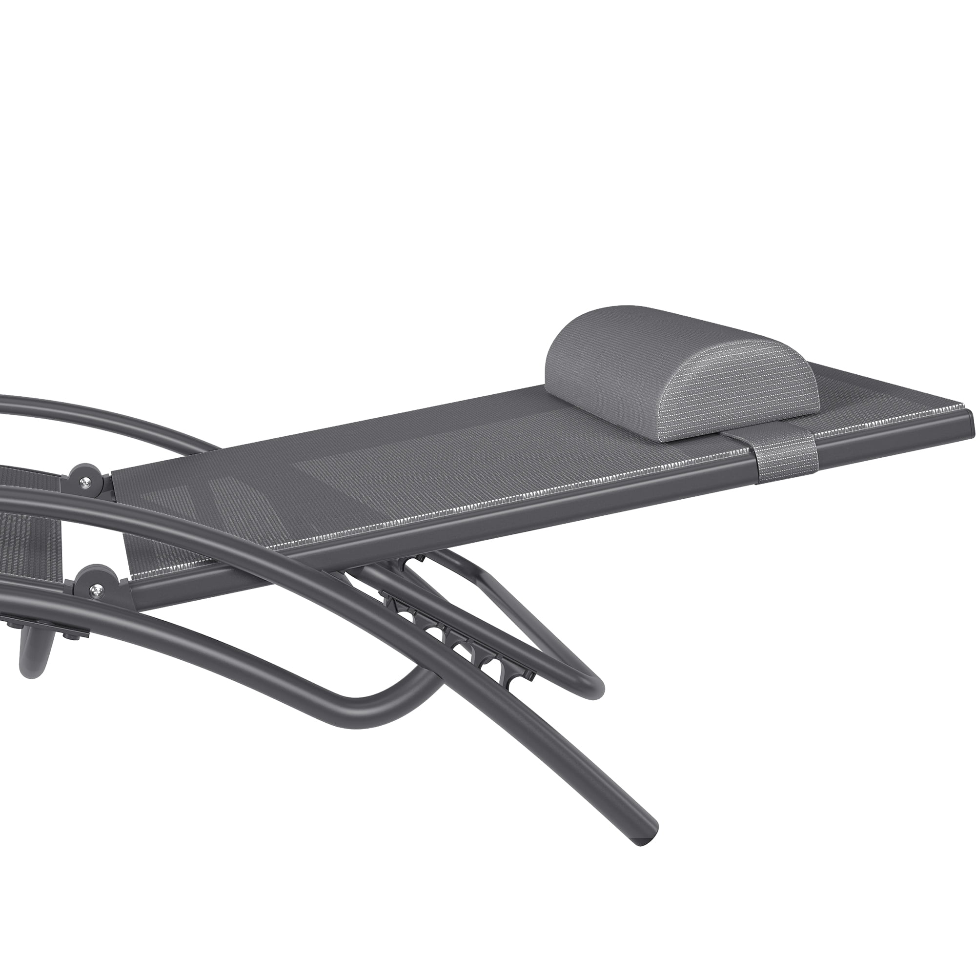 Uforic 3 Set Folding Lounge Chair,Outdoor Reclining Chair,Chaise Lounge Chair for Pool Beach Patio
