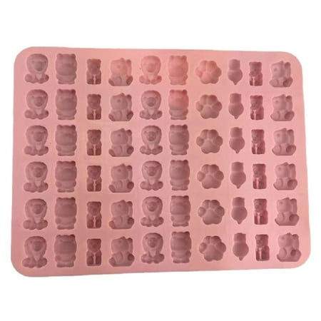 

ZOYONE Little Cute Bear Chocolate Candy Sugar Craft Paste Mold Art Silicone Mold Household Candle Molds DIY Handmade Christmas