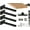 Heavy Duty Mount, variant on Invisible Floating Shelf Bracket 5 Inch Rod 1/2 inch Diameter Heavy Duty with Jig – Hidden Metal Mantel Mount for Wall Shelves – Floating Shelf Hardware for Bathroom, Kitchen & Living Room (4 Pack)