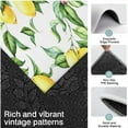 thumbnail image 3 of Yellow Lemon Fruit Leaves White Pattern Kitchen Rugs Sets Of 3,Kitchen Runner Rugs Non Skid Washable,Decorative Kitchen Floor Mats for Kitchen,Sink,Laundry,17"x30"+ 17"x47" + 17"x59", 3 of 6