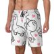 thumbnail image 1 of Balery Alpacas and Hearts Bañador para hombre, shorts de playa de secado rápido con entrepierna y forro de compresión-Small, 1 of 6