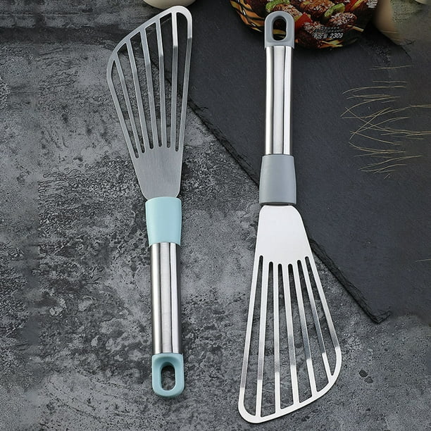 Aofa Fish Spatula, Stainless Steel Fish Turner Spatula Slotted Turner -  Thin-Edged Design Kitchen Metal Spatula with Heat Resistant Handle Ideal  for