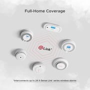 X-Sense Wireless Smoke Detector Carbon Monoxide Detector Combo 10 Year Battery Alarm With Display, Over 820 ft Transmission Range, SC07-W, 3-Pack