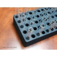 thumbnail image 4 of Polar Whale Test Tube Rack Black Foam Storage Rack Organizer Stand Transport Holds 50 Tubes Fits up to 15mm Diameter, 4 of 6