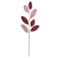 thumbnail image 1 of Vickerman OF180803 20 in. Red Mesh Apple Leaf Spray, 3 per Bag, 1 of 2