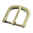 thumbnail image 4 of 5pcs 34mmx32mm Vintage Style Bronze Tone Single Prong Horseshoe Belt Buckle, 4 of 5