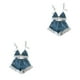 thumbnail image 2 of Sonducket Conjunto de ropa para niñas, elegante reemplazo corto, transpirable, de moda, para estudiantes, adolescentes, , ropa, regalo de Type8 NO8, 2 of 6