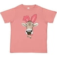 thumbnail image 3 of Inktastic Funny Easter Cow in Pink Ears Boys or Girls Toddler T-Shirt, 3 of 5