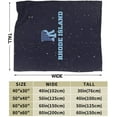 thumbnail image 2 of University of Rhode Island Fleece Blanket, Very Soft Microfiber Flannel Blanket for Couch Warm and Cozy for All Seasons, 2 of 5